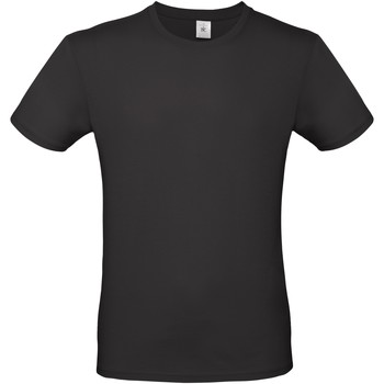 Textiel Heren T-shirts met lange mouwen B And C TU01T Zwart