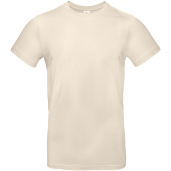 Textiel Heren T-shirts met lange mouwen B And C TU03T Beige