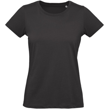 Textiel Dames T-shirts met lange mouwen B And C Inspire Zwart