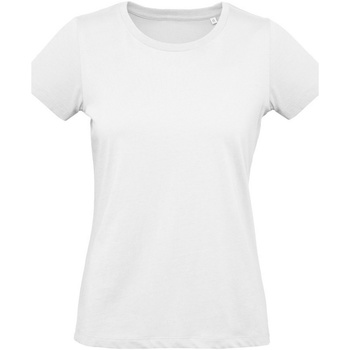 Textiel Dames T-shirts met lange mouwen B And C Inspire Wit