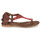 Schoenen Dames Sandalen / Open schoenen Desigual SHOES_LUPITA_LOTTIE Cognac / Rood