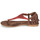 Schoenen Dames Sandalen / Open schoenen Desigual SHOES_LUPITA_LOTTIE Cognac / Rood