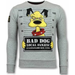 Textiel Heren Sweaters / Sweatshirts Local Fanatic Bad Dog Cartoon Grijs