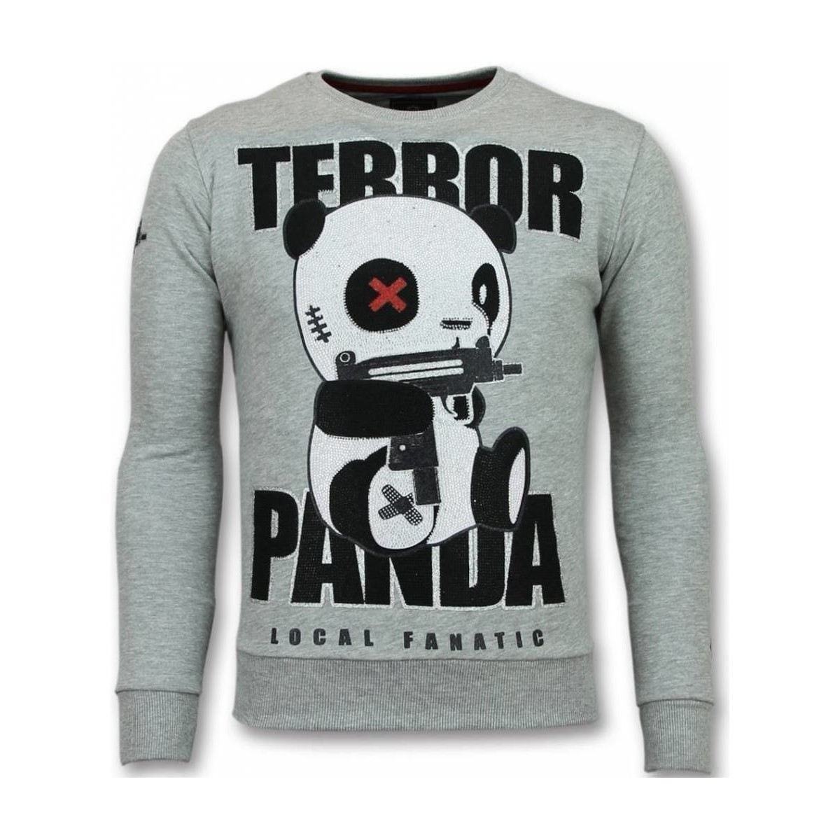 Textiel Heren Sweaters / Sweatshirts Local Fanatic Panda Terror Grijs