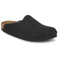 Schoenen Leren slippers Birkenstock AMSTERDAM Grijs