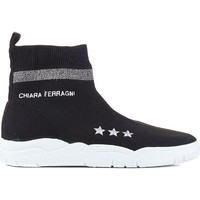 Schoenen Dames Hoge sneakers Chiara Ferragni CF1948 BLACK Zwart