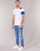 Textiel Heren T-shirts korte mouwen Le Coq Sportif ESS Tee SS N°10 M Wit / Rood / Blauw