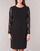 Textiel Dames Korte jurken Lauren Ralph Lauren LACE PANEL JERSEY DRESS Zwart