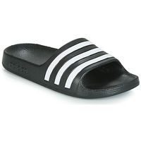 Schoenen Kinderen slippers Adidas Sportswear ADILETTE AQUA K Zwart / Wit