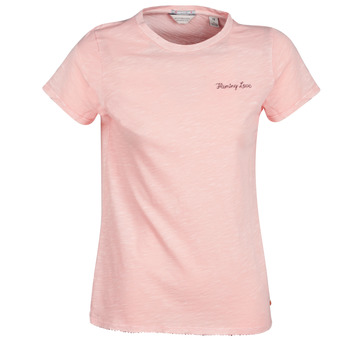 Textiel Dames T-shirts korte mouwen Maison Scotch SS T-SHIRT Roze