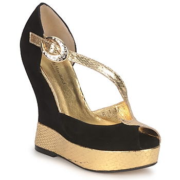 Schoenen Dames Sandalen / Open schoenen Terry de Havilland PENNY Zwart goud