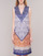 Textiel Dames Korte jurken Derhy FORTERESSE Wit / Blauw / Oranje