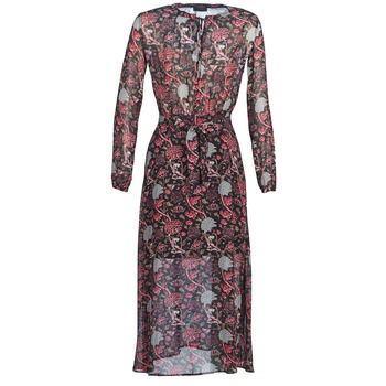 Textiel Dames Lange jurken Ikks BN30065-02 Zwart / Rood / Grijs