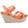Schoenen Dames Sandalen / Open schoenen Regard RAGA Oranje