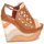 Schoenen Dames Sandalen / Open schoenen Missoni TM22 Bruin / Oranje