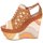 Schoenen Dames Sandalen / Open schoenen Missoni TM22 Bruin / Oranje