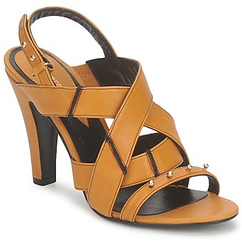 Schoenen Dames Sandalen / Open schoenen Karine Arabian DOLORES Safraan - zwart