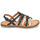 Schoenen Meisjes Sandalen / Open schoenen Kickers DIXON Zwart / Slang