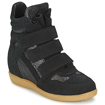 Schoenen Meisjes Hoge sneakers Acebo's MILLIE Zwart