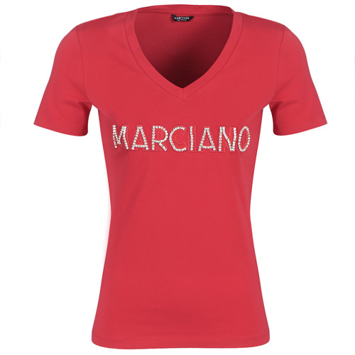 Uitleg voedsel publiek Marciano LOGO PATCH CRYSTAL Rood - Gratis levering | Spartoo.nl ! - Textiel  T-shirts korte mouwen Dames € 48,90