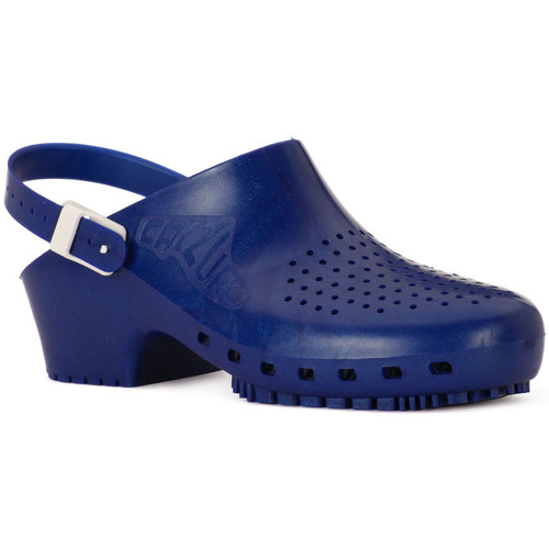 Schoenen Leren slippers Calzuro S BLU METAL CINTURINO Blauw