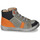 Schoenen Jongens Hoge sneakers GBB ANGELITO Grijs / Oranje