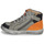 Schoenen Jongens Hoge sneakers GBB ANGELITO Grijs / Oranje