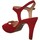 Schoenen Dames Sandalen / Open schoenen Brenda Zaro F3229 Rood