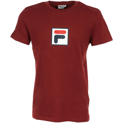 Textiel Heren T-shirts korte mouwen Fila Evan 2.0 Tee SS Rood
