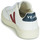 Schoenen Lage sneakers Veja V-12 LEATHER Wit / Blauw / Rood