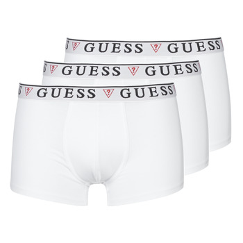 Ondergoed Heren Boxershorts Guess BRIAN BOXER TRUNK PACK X3 Wit