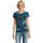 Textiel Dames T-shirts korte mouwen Sols CAMOUFLAGE DESIGN WOMEN Blauw