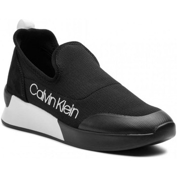 Schoenen Dames Sneakers Calvin Klein Jeans QUE Zwart