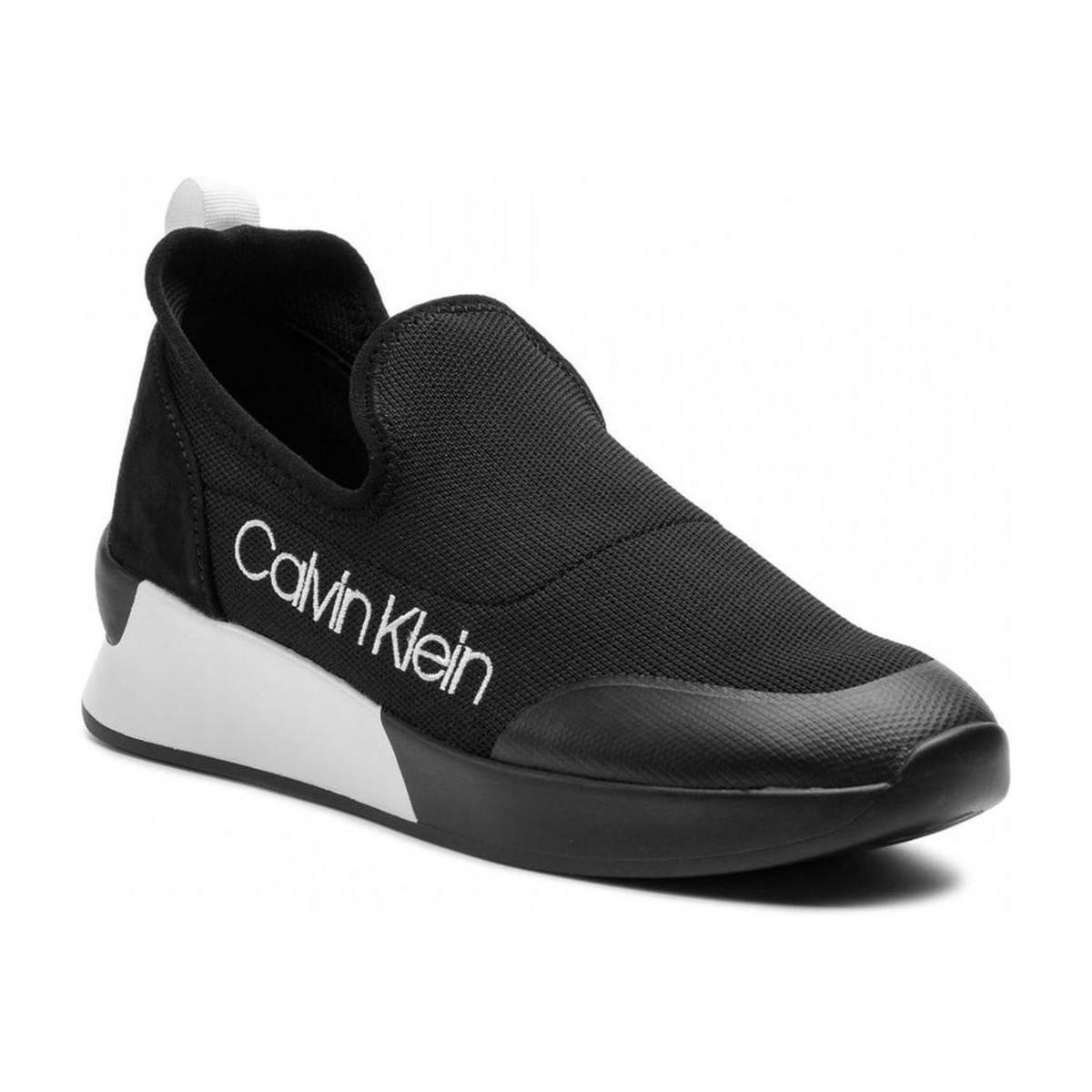 Schoenen Dames Sneakers Calvin Klein Jeans QUE Zwart