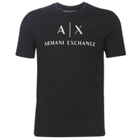 Textiel Heren T-shirts korte mouwen Armani Exchange 8NZTCJ-Z8H4Z-1200 Zwart