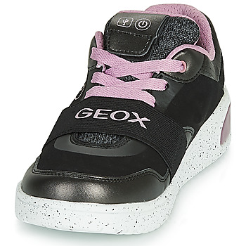 Geox J XLED GIRL Zwart / Roze / Led