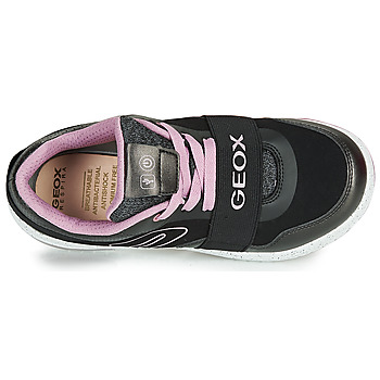 Geox J XLED GIRL Zwart / Roze / Led