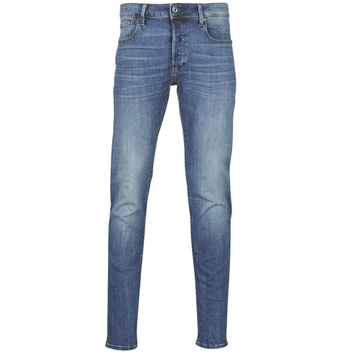 Textiel Heren Skinny jeans G-Star Raw 3301 SLIM Blauw / Vintage / Medium / Vintage