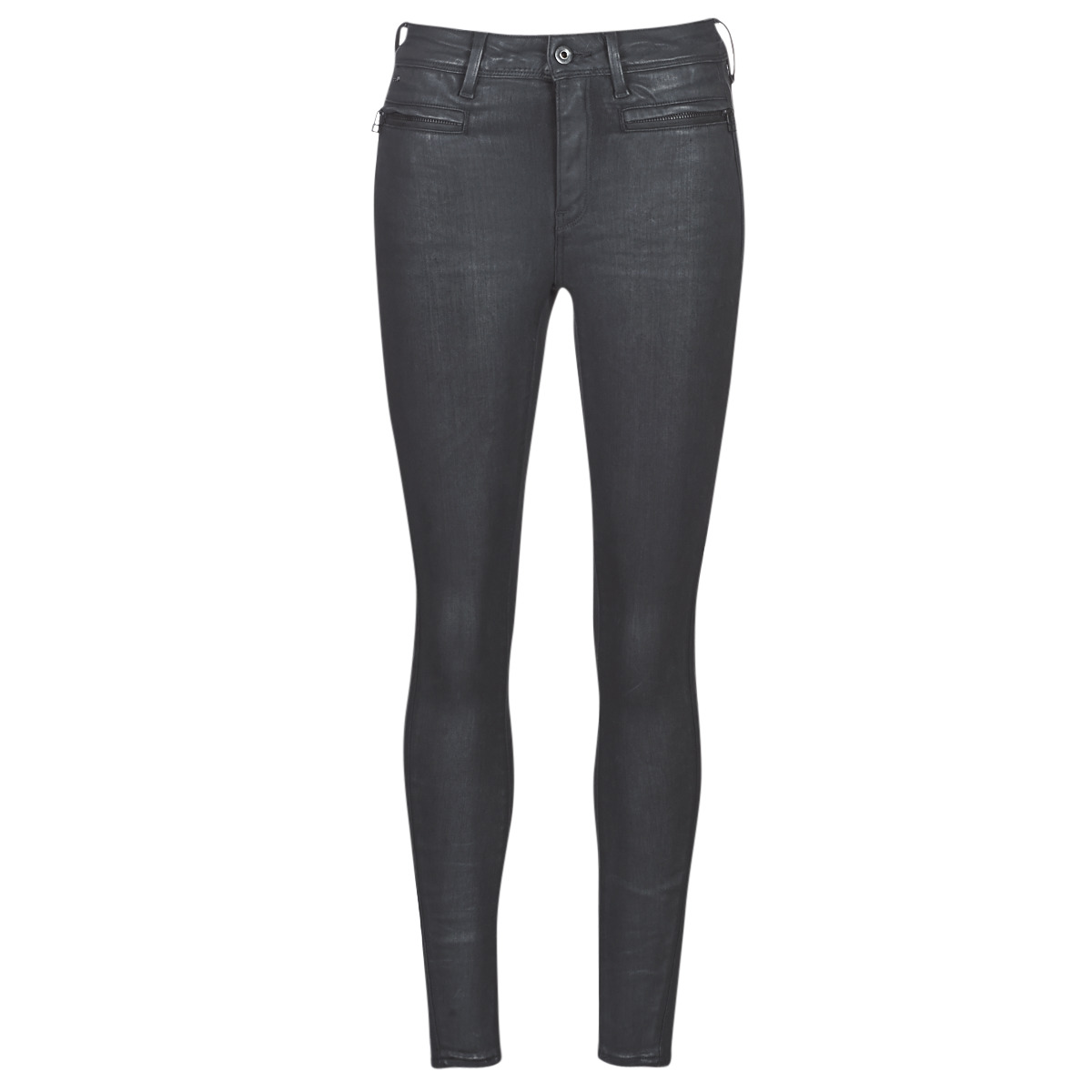 G-Star RAW Denim Skinny Jeans Ashtix Zip High Super Skinny Ankle Wmn in het Zwart Dames Kleding voor voor Jeans voor Skinny jeans Bespaar 54% 