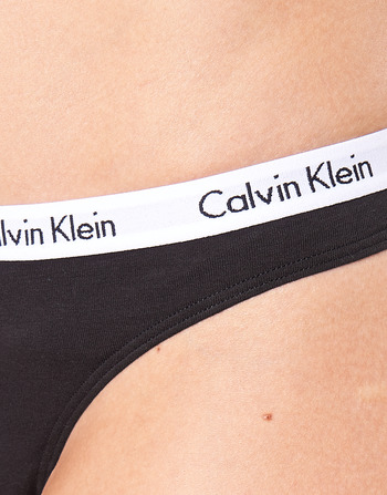 Calvin Klein Jeans CAROUSEL THONG X 3 Zwart