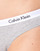 Ondergoed Dames Slips Calvin Klein Jeans CAROUSEL BIKINI X 3 Zwart / Wit / Grijs / Gevlekt