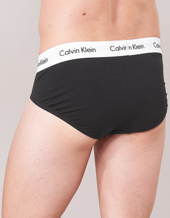 Calvin Klein Jeans COTTON STRECH HIP BREIF X 3 Zwart / Wit / Grijs / Gevlekt
