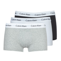 Ondergoed Heren Boxershorts Calvin Klein Jeans COTTON STRECH LOW RISE TRUNK X 3 Zwart / Wit / Grijs / Gevlekt