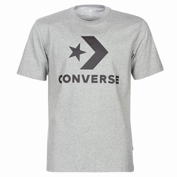 Textiel Heren T-shirts korte mouwen Converse STAR CHEVRON Grijs