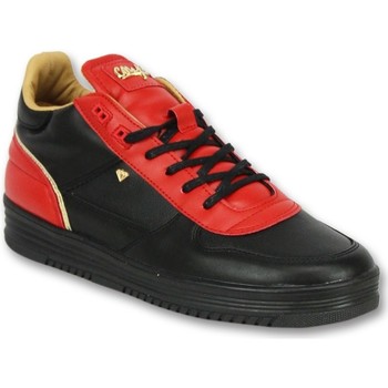 Schoenen Heren Lage sneakers Cash Money Luxury Black Red Zwart