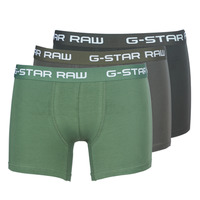 Ondergoed Heren Boxershorts G-Star Raw CLASSIC TRUNK CLR 3 PACK Zwart / Groen