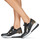 Schoenen Dames Lage sneakers MICHAEL Michael Kors LIV TRAINER Zwart / Bruin