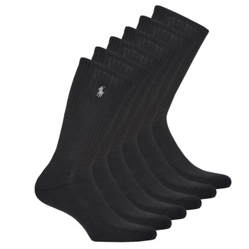 Ondergoed Heren High socks Polo Ralph Lauren ASX110CREW PP-SOCKS-6 PACK Zwart