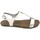 Schoenen Dames Sandalen / Open schoenen Amoa sandales SANARY Blanc/Argent Wit