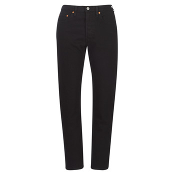 Textiel Dames Boyfriend jeans Levi's 501 CROP Zwart / Hart